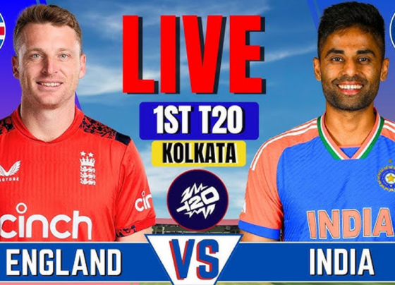 India vs England 1st T20I